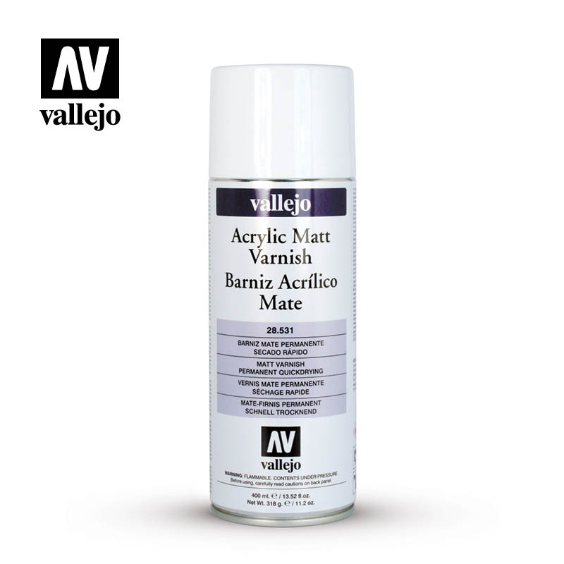 Vallejo, ACRYLICOS VALLEJO S.L Spray: Vernice opaca (400 ml.)