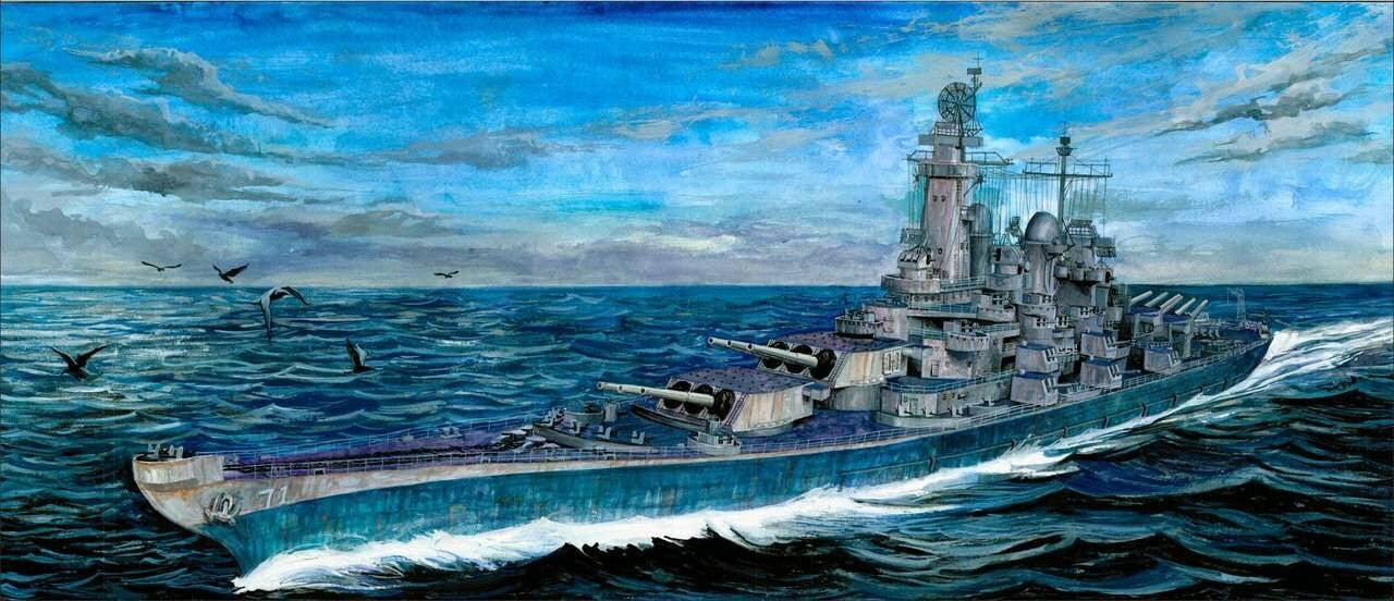 Molto Fuoco, Corazzata di classe Montana USS Louisiana BB-71 (Versione standard)