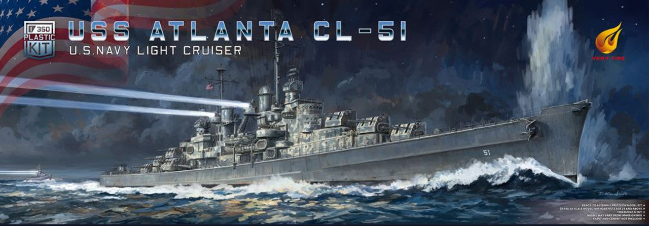 Molto Fuoco, Incrociatore leggero USS Atlanta CL-51