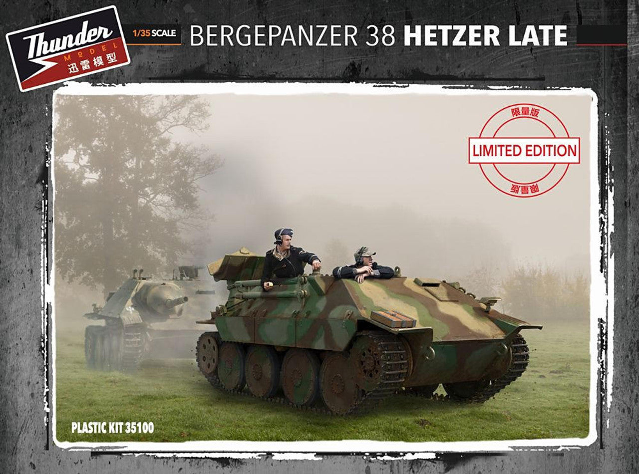 Modello Thunder, TND35100 - 1/35 Thunder Model Bergepanzer 38 Hetzer Late LE