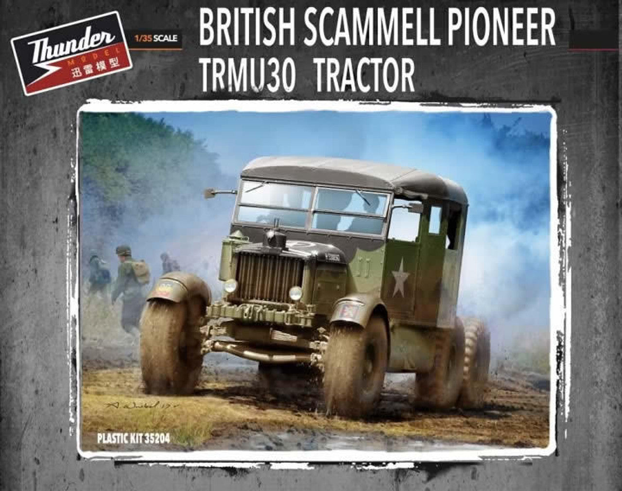 Modello Thunder, TND35204 - Modello 1/35 Thunder British Scammell Pioneer TRMU030 Trattore