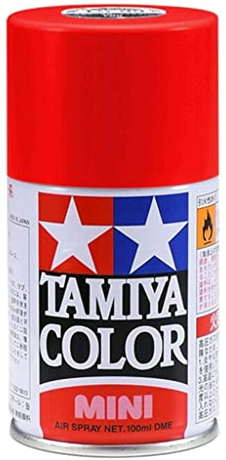 Tamiya, TS-49 Rosso brillante, vernice spray da 100 ml