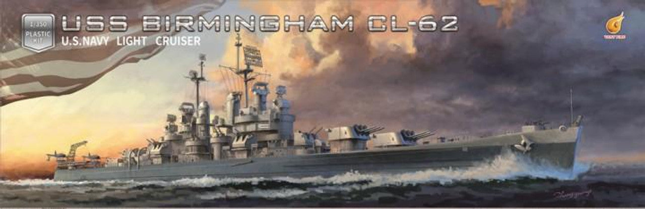 Molto Fuoco, USS Birmingham CL-62 Incrociatore leggero (versione standard)