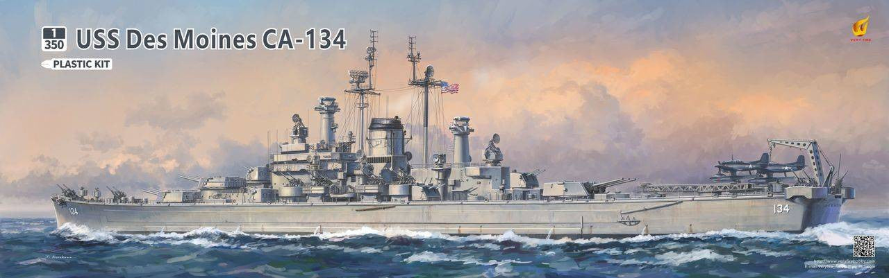 Molto Fuoco, USS Des Moines CA-134 (Versione standard)