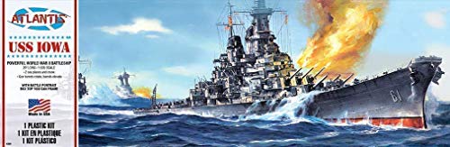 Atlantide, USS Iowa Grande nave da guerra in plastica Kit di modellismo 1/535 Atlantis Giocattolo e Hobby