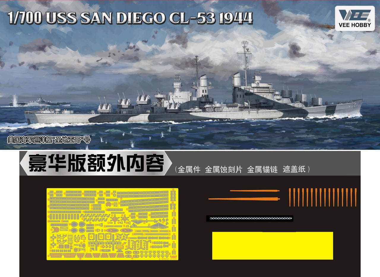 Vee Hobby, USS San Diego (Edizione Deluxe)