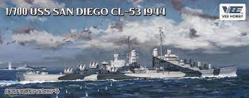 Vee Hobby, VEE7012 - 1/700 Vee Hobby USS San Diego CL-53 1944 (Edizione standard) - PREORDINE