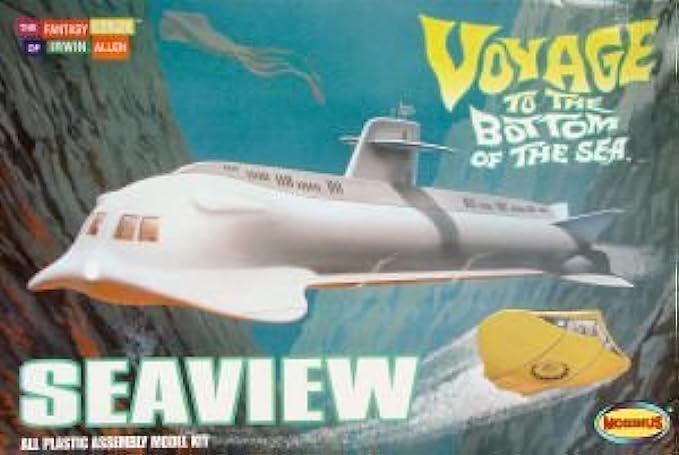 NodoModelli, Voyage To the Bottom of the Sea (Viaggio in fondo al mare) SEAVIEW Submarine 39 Inch Long Model Kit 707 by Moebius Models 1/128